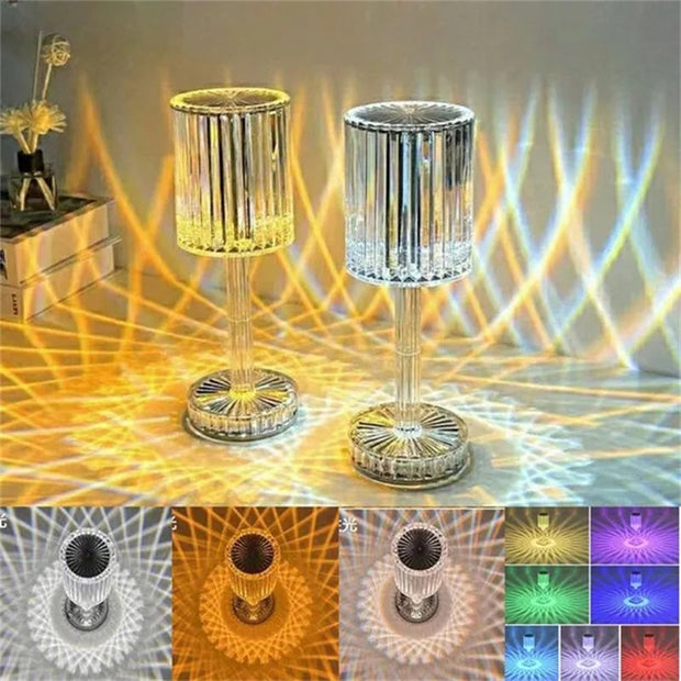 USB Rechargeable Crystal Lamp