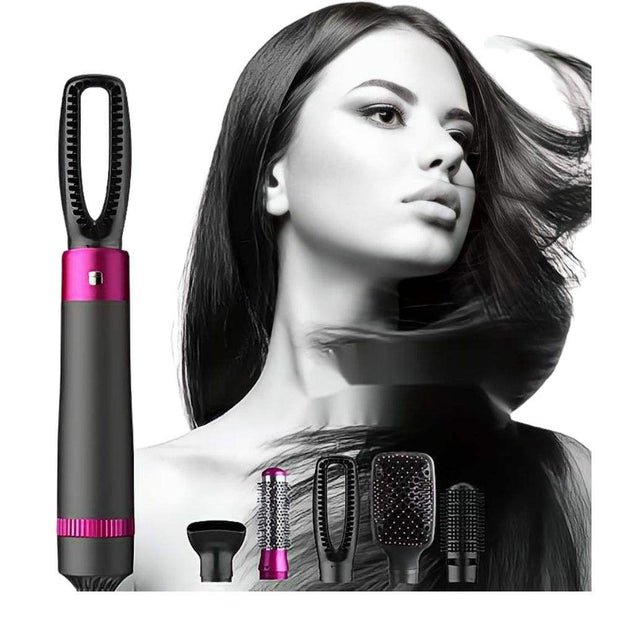 Hot Air Brush: Dry, Style, and Volumize with Ionic Technology (5-in-1)