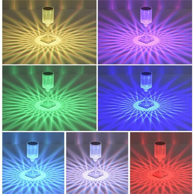 USB Rechargeable Crystal Lamp